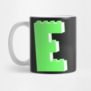 THE LETTER E, Customize My Minifig Mug